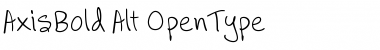 Download AxisBold Alt Regular Font Title Preview