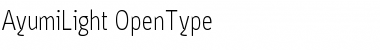Download AyumiLight Regular Font Title Preview