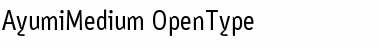 Download AyumiMedium Regular Font Title Preview