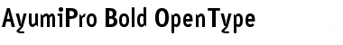 Download Ayumi Pro Bold Font Title Preview