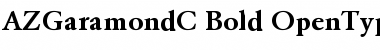 Download AZGaramondC Bold Font Title Preview