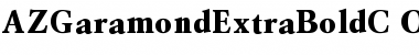 Download AZGaramondExtraBoldC Regular Font Title Preview