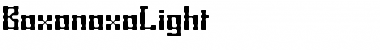 Download BoxonoxoLight Regular Font Title Preview