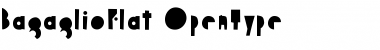 Download Bagaglio Flat Font Title Preview