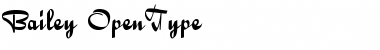Download Bailey Regular Font Title Preview