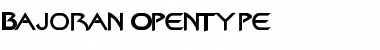 Download Bajoran Regular Font Title Preview