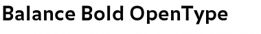 Download Balance Bold Font Title Preview