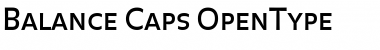 Download Balance Caps Font Title Preview