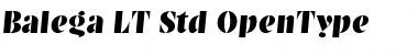 Download Balega LT Std Regular Font Title Preview