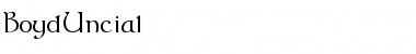 Download BoydUncial Normal Font Title Preview