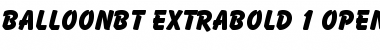 Download Balloon Extra Bold Font Title Preview