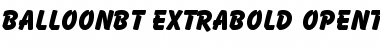 Download Balloon Extra Bold Font Title Preview