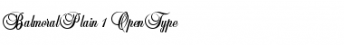 Download Balmoral Plain Font Title Preview