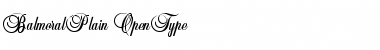 Download Balmoral Plain Font Title Preview