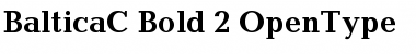 Download BalticaC Bold Font Title Preview