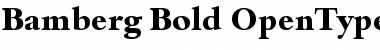 Download Bamberg-Bold Regular Font Title Preview