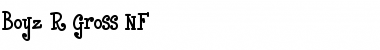 Download Boyz R Gross NF Regular Font Title Preview