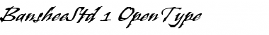 Download Banshee Std Regular Font Title Preview