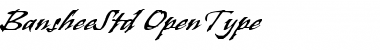 Download Banshee Std Regular Font Title Preview