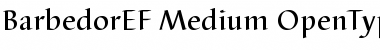 Download BarbedorEF Medium Font Title Preview
