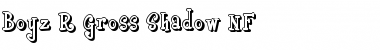 Download Boyz R Gross Shadow NF Regular Font Title Preview