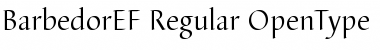 Download BarbedorEF Regular Font Title Preview