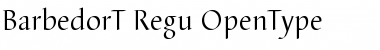 Download Barbedor T Regular Font Title Preview