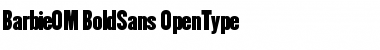 Download BarbieOM BoldSans Font Title Preview