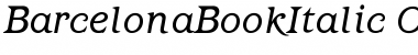 Download Barcelona BookItalic Font Title Preview