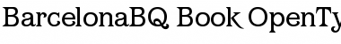 Download Barcelona BQ Regular Font Title Preview