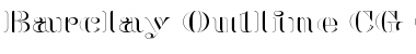 Download Barclay Outline CG Regular Font Title Preview