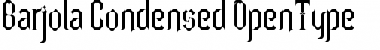 Download Barjola Condensed Font Title Preview