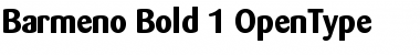 Download Barmeno Bold Font Title Preview
