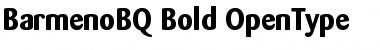 Download Barmeno BQ Regular Font Title Preview