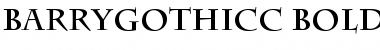 Download BarryGothicC Bold Font Title Preview
