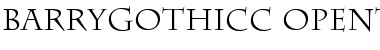 Download BarryGothicC Regular Font Title Preview