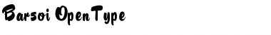 Download Barsoi Regular Font Title Preview