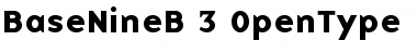 Download Base9 B Font Title Preview