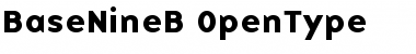 Download BaseNineB Roman Font Title Preview