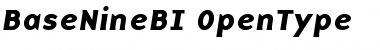 Download BaseNineBI Roman Font Title Preview