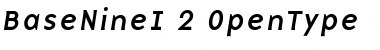 Download BaseNine I Font Title Preview