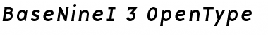 Download Base9 I Font Title Preview