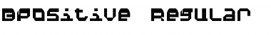Download Bpositive Regular Font Title Preview