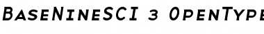 Download Base9SC SCI Font Title Preview