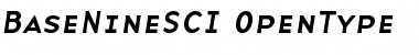 Download BaseNineSCI Roman Font Title Preview