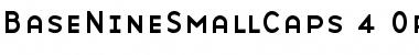 Download Base9SC Small Caps Font Title Preview