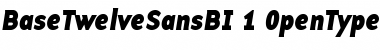 Download BaseTwelve SansBI Font