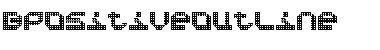 Download BpositiveOutline Regular Font Title Preview