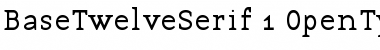 Download BaseTwelveSerif Roman Font Title Preview