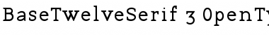 Download BaseTwelve Medium Font